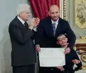  ??  ?? Con Mattarella Marcos Cappato