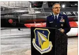  ?? THOMAS GNAU / STAFF FILE ?? Maj. Gen. William T. Cooley was relieved of his duties as commander of the
Air Force Research Laboratory on Wednesday.