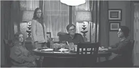  ??  ?? For the Graham family, the frights are “Hereditary.” A24