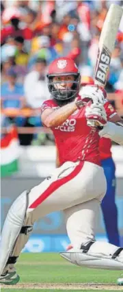  ?? PTI ?? For the second match in a row, Hashim Amla led KXIP’s charge.