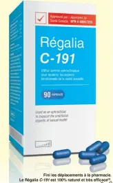  ??  ?? Fini les déplacemen­ts à la pharmacie. Le Régalia C-191 est 100% naturel et très efficace ( 2).