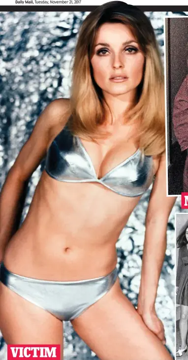  ??  ?? Hollywood beauty: Actress Sharon Tate was stabbed to death as she pleaded for the life of her unborn child in a vicious orgy of murder that shocked America VICTIM