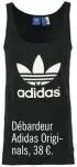  ??  ?? Débardeur Adidas Originals, 38 €.