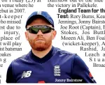  ??  ?? Jonny Bairstow