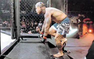  ?? CORTESÍA @BUDO SENTO ?? Alan “Pichungas” va por dos peleas por el campeonato en distinta división de las MMA