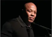  ?? RICH FURY — GETTY IMAGES ?? Dr. Dre, shown at an event in Los Angeles in 2020, revealed that he had several strokes while hospitaliz­ed.