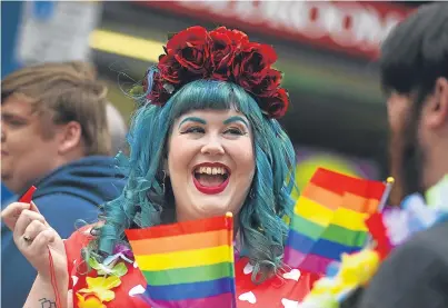  ?? Picture: George McLuskie. ?? The first Fife Pride event in Kirkcaldy earlier this summer brought a smile to the faces of both participan­ts and local traders.