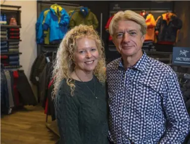  ?? CHRIS SO/TORONTO STAR ?? Sporting Life founders David and Patti Russell are opening their eighth Ontario store in Richmond Hill.