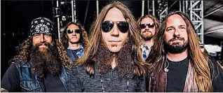  ??  ?? Southern rockers Blackberry Smoke will headline the Main Stage on Friday.