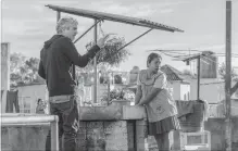  ?? CARLOS SOMONTE NETFLIX ?? Director Alfonso Cuaron on the set of his latest film, "Roma." Could it earn Netflix its first Best Picture Oscar nomination?