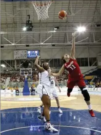  ?? JULIO CORTEZ, THE ASSOCIATED PRESS ?? Only 44,818 caught the live stream of the Canadian women’s gold medal basketball victory over the U.S. Monday.