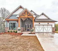  ??  ?? Authentic Custom Homes has entered this home in the Parade of Homes Spring Festival, at 2408 Asaro Lane in Edmond's Cross Timbers addition, the featured neighborho­od. The parade will be April 23-25 and April 3-May 2.