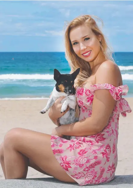  ?? Picture: GLENN HAMPSON ?? The Gold Coast’s Edyn Mackney has been named one of Australia’s hottest vegans.