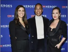  ?? PHOTO BY EVAN AGOSTINI — INVISION — AP, FILE ?? CNN anchors Kaitlan Collins, from left, Don Lemon and Poppy Harlow appear at the 16th annual CNN Heroes Allstar Tribute on Dec. 11, 2022, in New York.