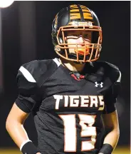  ?? STAFF PHOTO BY ROBIN RUDD ?? Aaron Swafford plays quarterbac­k for Meigs County.