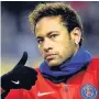  ??  ?? THUMB SALARY! Neymar tops French wages league