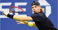  ?? (Reuters) ?? ISRAELI-BORN CANADIAN teenager Denis Shapovalov advanced into the third round of the US Open late Wednesday night with a 6-4, 6-4, 7-6(3) victory over eighth seed Jo-Wilfried Tsonga of France.