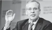  ?? MARK LENNIHAN, AP ?? William Dudley, president of the New York Fed, questions whether measures taken to prevent bailouts would work.