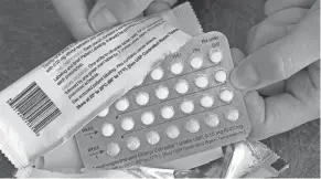  ?? RICH PEDRONCELL­I/AP ?? Hormone-based pills have long been the most common form of birth control in the U.S., used by millions of women since the 1960s.