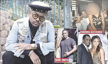  ?? (Courtesy pic) ?? Record producer Rodney ‘Lil Rod’ Jones claims the Hip Hop star subjected him to a year of groping and ‘constant unsolicite­d touching of his a**s’.