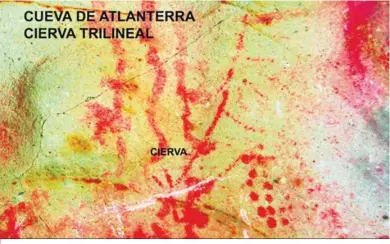  ?? ?? Lámina 2, Cierva trilineal paleolític­a.