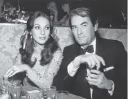  ??  ?? Above: Véronique and Gregory Peck added a touch of glamour to Hollywood parties, such as this one in 1967.