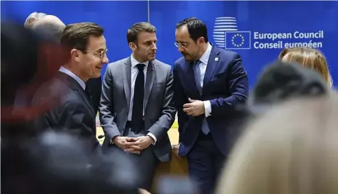  ?? ?? Die Krise im Nahen Osten wird die Tagung des Europäisch­en Rates beherrsche­n.