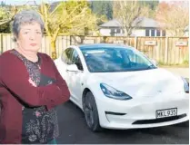  ?? Photo / Gregor Richardson ?? Jenny Kerr is having trouble getting her Tesla repaired.