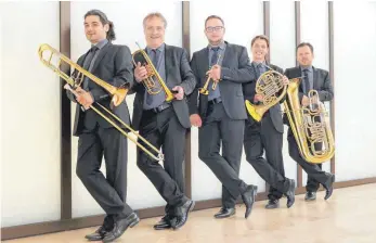  ?? FOTO: CLASSIC BRASS ?? Am Sonntag in Ellwangen zu Gast: Classic Brass.