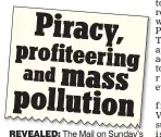  ?? ?? REVEALED: The Mail on Sunday’s report on Shein from last November