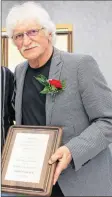  ??  ?? Imrich Kiraly was inducted in the Yarmouth area’s sports Hall of Fame in 2017 in recognitio­n of his accomplish­ments in track and field. Kiraly died this past February at the age of 71.