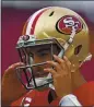  ?? JOSE CARLOS FAJARDO — STAFF ?? The 49ers’ Jimmy Garoppolo has a $24 million salary in each of the final two seasons of his contract.