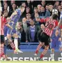  ??  ?? ON TARGET Cahill scores in win against Southampto­n