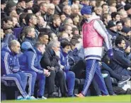  ?? AP PHOTO ?? Diego Costa was on the bench during Chelsea’s clash against Tottenham on Sunday.