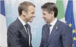  ?? Ansa ?? Dopo le bordate Macron e Conte