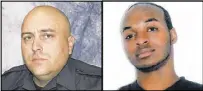  ??  ?? Officer Luther Lewis (left) said he shot Ariston Waiters after a struggle. Two grand juries declined to indict him after he made emotional statements.