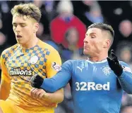  ??  ?? FROZEN OUT O’Halloran was rarely seen in a Gers jersey