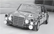  ?? PHOTOS BY DAIMLER AG ?? The Mercedes-Benz 300 SEL won acclaim after winning the 24-hour race at Spa-Francorcha­mps (Belgium) in 1971.