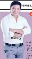  ??  ?? Gabby