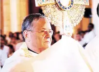  ?? ARCHIVO/LISTÍN DIARIO ?? Monseñor Pablo Cedano falleció este lunes, luego de padecer problemas de salud, y será sepultado en la Basílica de Higüey.