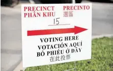  ?? Yi-Chin Lee / Staff file photo ?? Eligible voters in Harris County can cast ballots at any early voting site. The last day of early voting is Feb. 28.