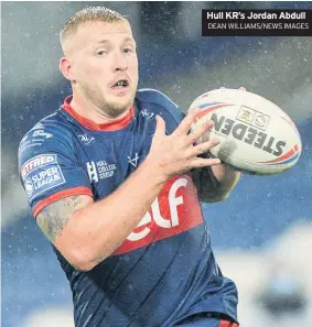  ?? DEAN WILLIAMS/NEWS IMAGES ?? Hull KR’S Jordan Abdull