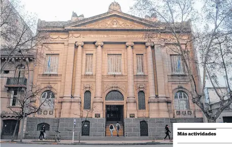  ?? PABLO PRESTI - LA NUEVA. ?? La emblemátic­a entidad, en avenida Colón 31. Este año cumple su 135º aniversari­o.