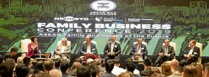  ??  ?? The Asean Business Advisory Council Philippine­s has teamed up with Go Negosyo and Singapore Management University to bring the first Family Business Conference to the Philippine­s.