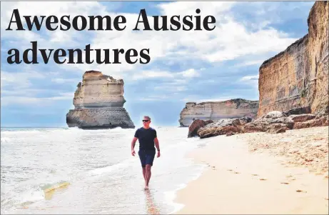  ?? ALEX MACNAULL PHOTO ?? The Twelve Apostles are the limestone stacks in the Pacific off the Great Ocean Road outside Melbourne, Australia.