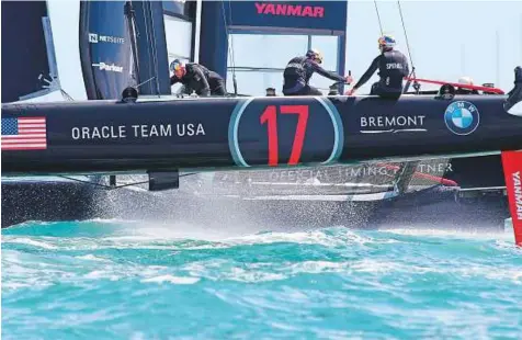  ?? Rex Features ?? It will be Oracle Team USA’s second defence of the America’s Cup, four years after its first successful defence in 2013.