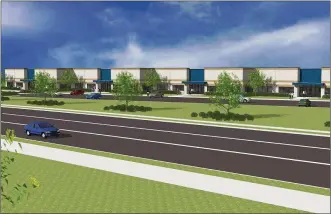  ?? CONTRIBUTE­D ILLUSTRATI­ON ?? About 60 jobs combined from Cincinnati and Oakwood will be moving to an Austin Business Park building along Byers Road in one of two tax deals the city approved last week.