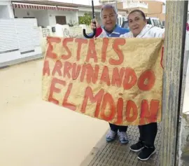  ?? Photo: Stop Inundacion­es ?? Residents have set up a protest group