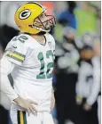  ?? STEPHEN BRASHEAR THE ASSOCIATED PRESS ?? Green Bay Packers quarterbac­k Aaron Rodgers is not having his best season. Questions mostly abound, however, about the team’s coaching.