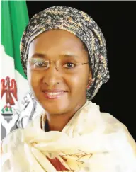  ??  ?? Minister of Finance, Zaynab Ahmed